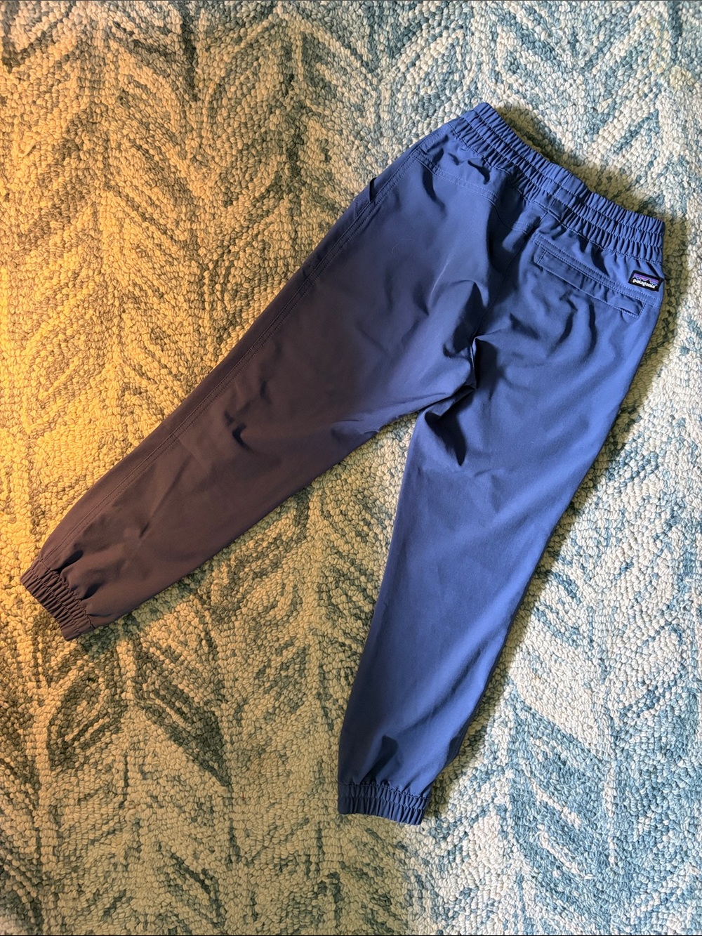Patagonia Purple Elastic Waist Joggers - Picture 2 of 3